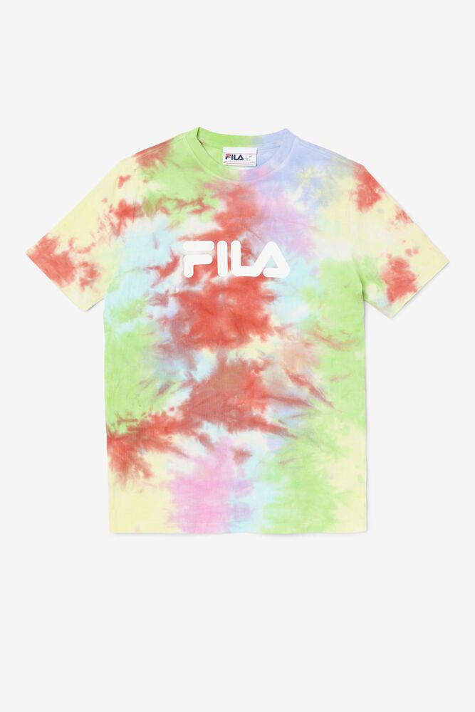 Fila Tričko Damske Alivia Tie Dye Viacfarebný - AGVUP2943